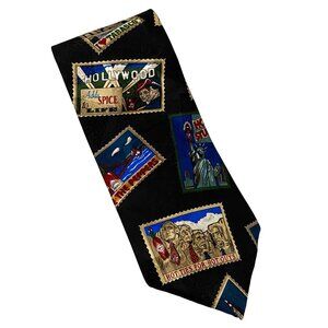 Tabasco Mens Silk Tie 56" Novelty Advertising Travel Tourist Attractions Foodie
